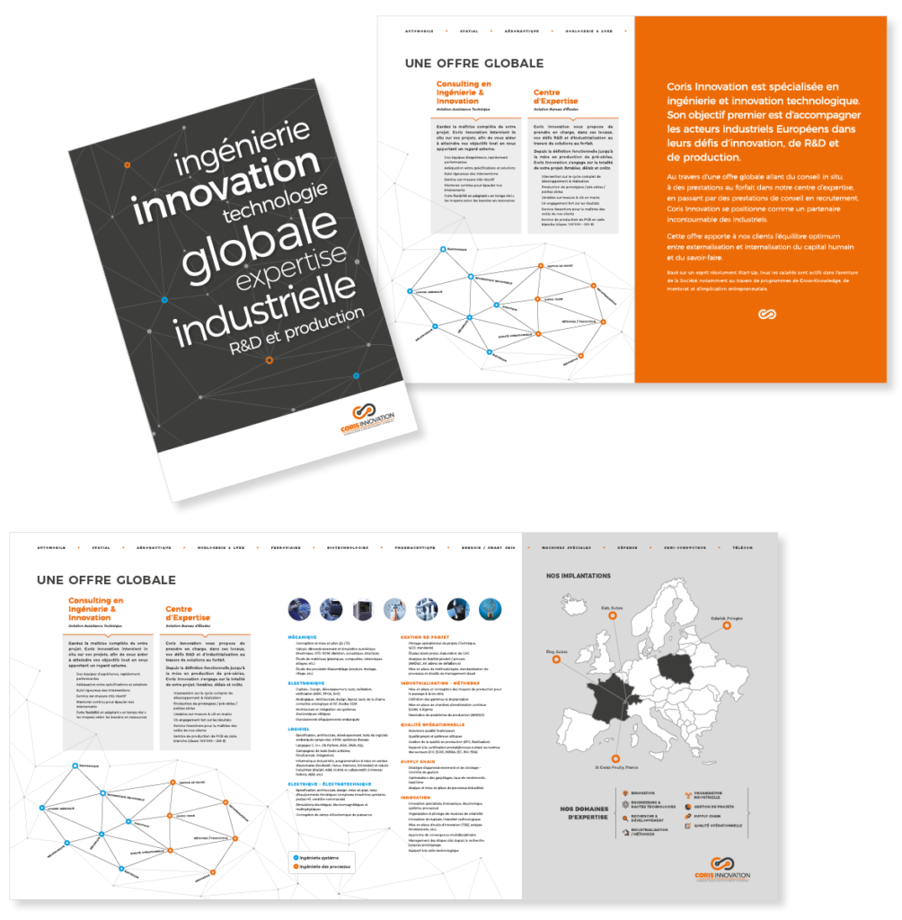 Portfolio CORIS INNOVATION Brochure Layout