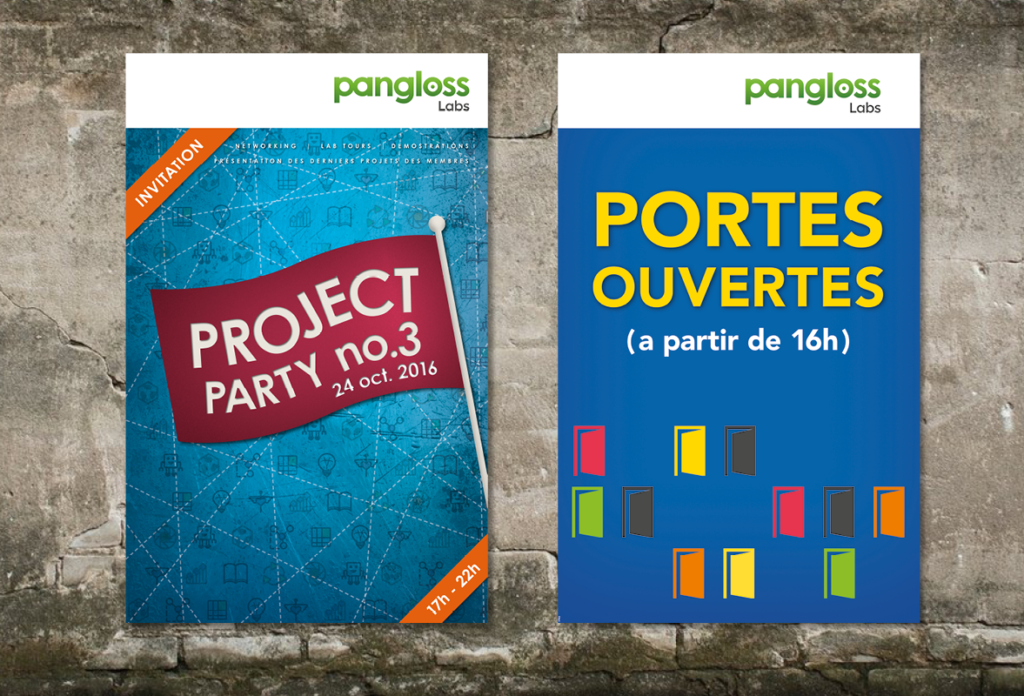 Portfolio Pangloss Labs Event Posters