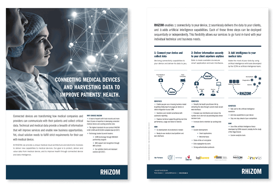 Portfolio : Rhizom Brochure